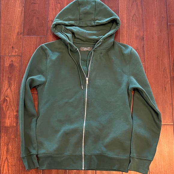 Primark Forest Green Zip-Up Sweater - Picture 1 of 4